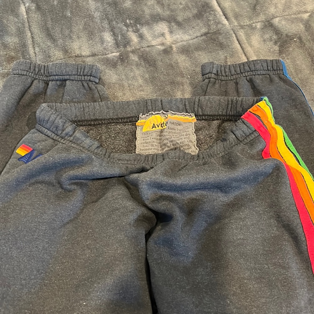 Aviator Nation women's 5 stripe sweatpants